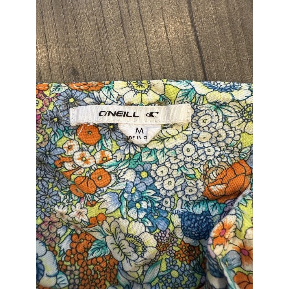 O’Neill Tavia Vibrant Floral Midi Dress Women’s Size Medium. Cottagecore - Picture 4 of 8